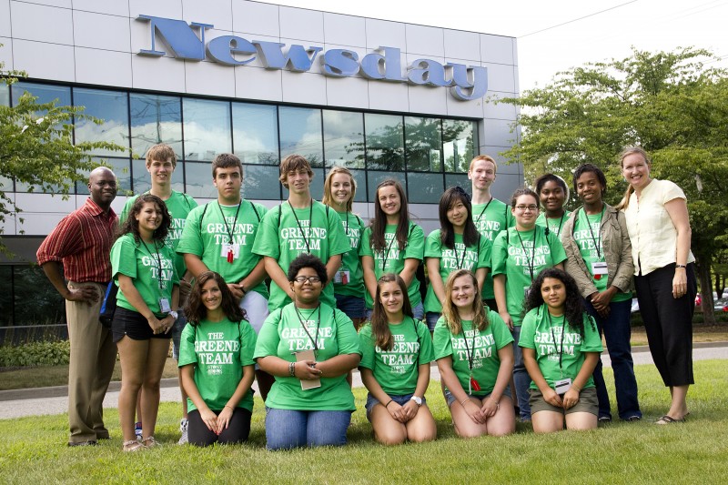 The 2011 Greene Team visits Newsday in Melville, N.Y. on Wednesday, July 27, 2011. The 2011 Greene Team visits Newsday in Melville, N.Y. on Wednesday, July 27, 2010.