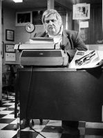 Bob Greene at his desk Bob Greene at his desk