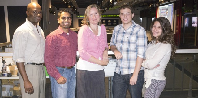 Zachary Dowdy, Wasim Ahmad, Cathrine Duffy, Frank Posillico and Nicole Siciliano